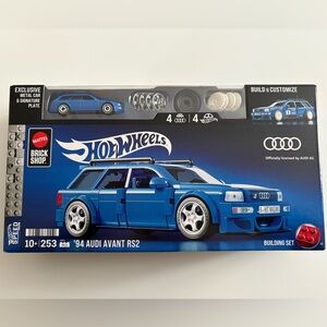 Mattel Brick Shop Hot Wheels '94 Audi Avant RS2 Building Kit (253 Pieces) NIB